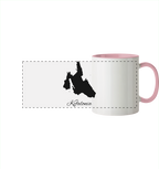 Kefalonia Silhouette Griechenland - Panorama Tasse zweifarbig