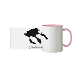 Chalkidiki Silhouette Griechenland - Panorama Tasse zweifarbig