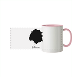 Thasos Silhouette Griechenland - Panorama Tasse zweifarbig