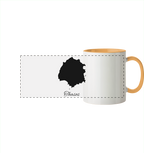 Thasos Silhouette Griechenland - Panorama Tasse zweifarbig
