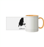 Lefkada Silhouette Griechenland - Panorama Tasse zweifarbig