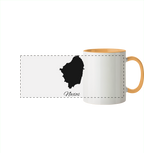 Naxos Silhouette Griechenland - Panorama Tasse zweifarbig