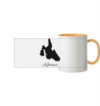 Kefalonia Silhouette Griechenland - Panorama Tasse zweifarbig