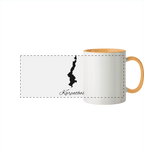 Karpathos Silhouette Griechenland - Panorama Tasse zweifarbig