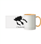 Chalkidiki Silhouette Griechenland - Panorama Tasse zweifarbig