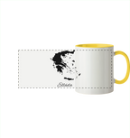 Ellada Silhouette Griechenland - Panorama Tasse zweifarbig