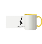 Karpathos Silhouette Griechenland - Panorama Tasse zweifarbig