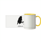 Lefkada Silhouette Griechenland - Panorama Tasse zweifarbig