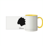 Thasos Silhouette Griechenland - Panorama Tasse zweifarbig