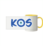 Kos - Mati/Nazar Auge - Panorama Tasse zweifarbig