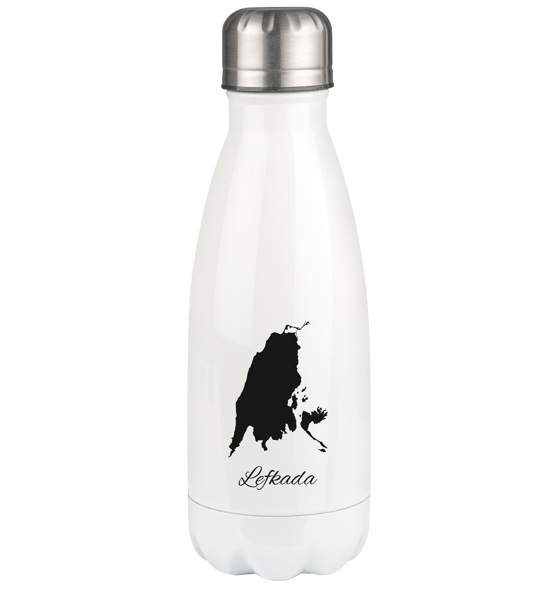 Lefkada Silhouette Griechenland - Thermoflasche 350ml