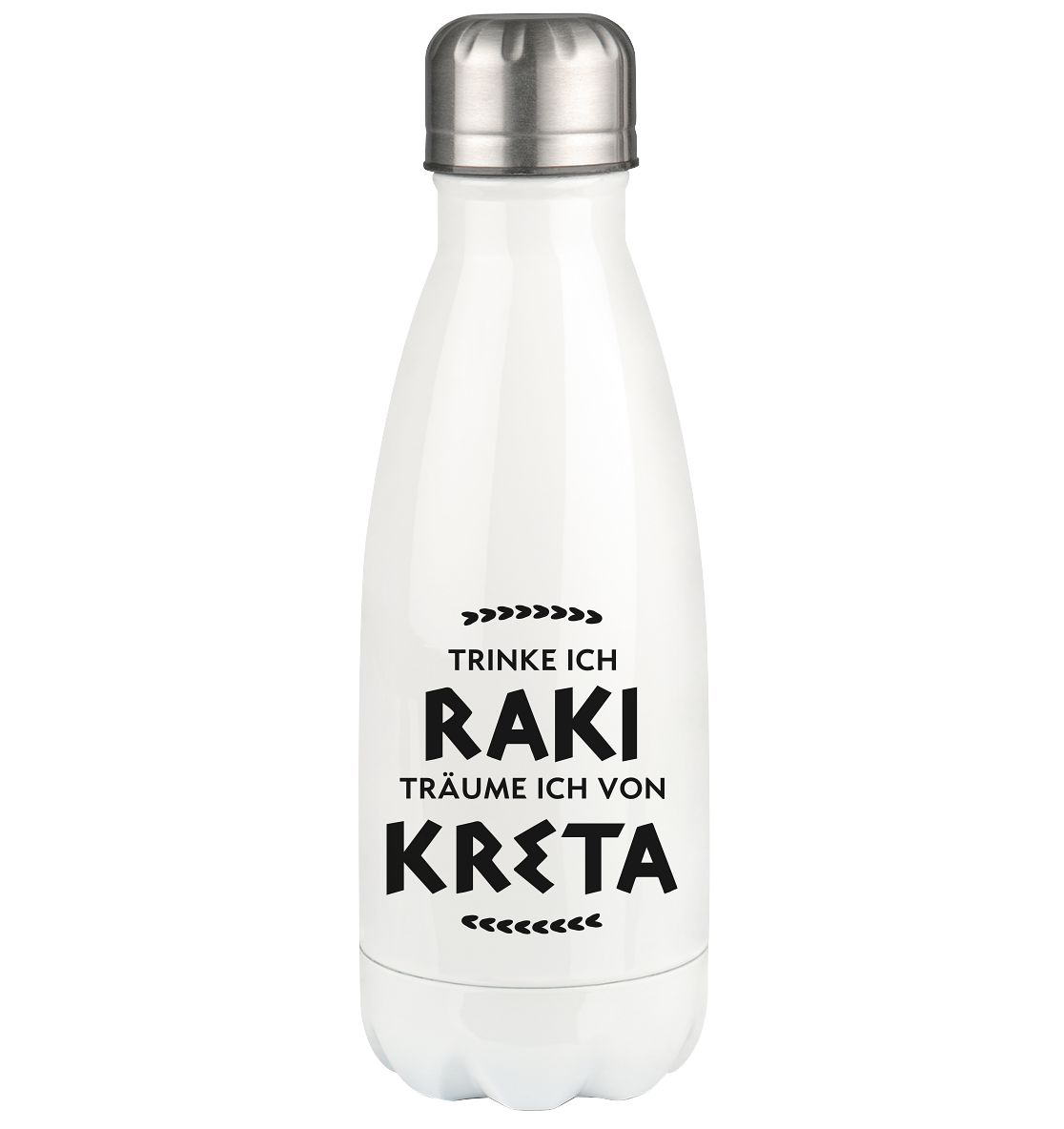 Trinke ich Raki träume ich von Kreta - Thermoflasche 350ml