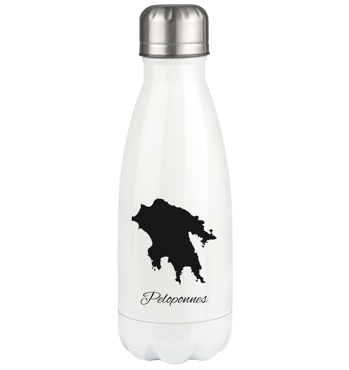 Peloponnes Silhouette Griechenland - Thermoflasche 350ml