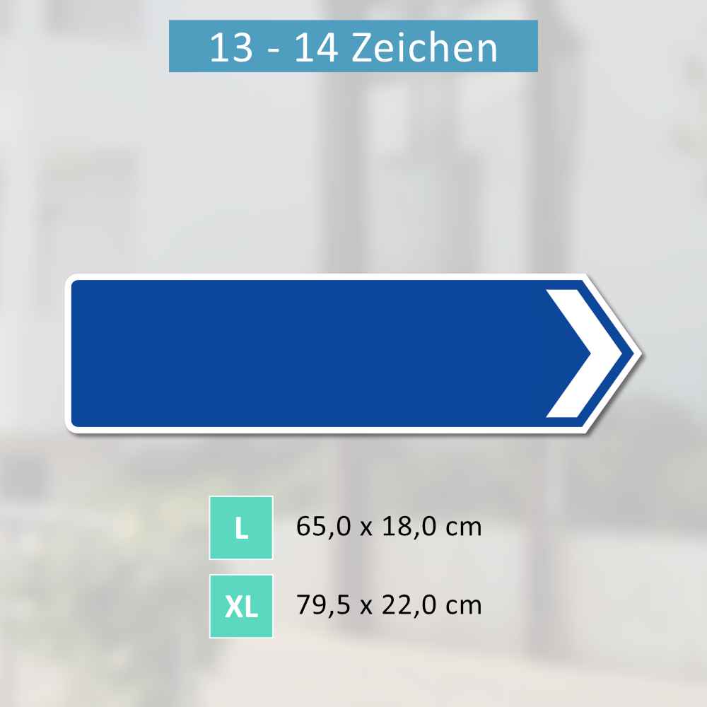Griechisches Verkehrsschild OHNE KM