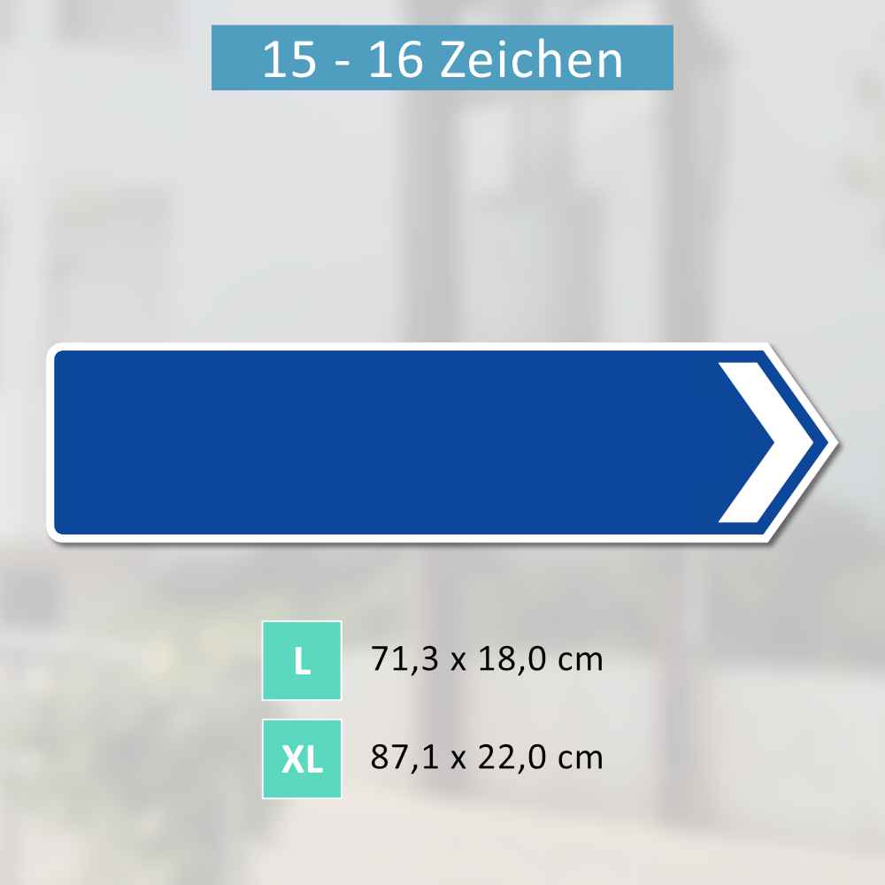 Griechisches Verkehrsschild OHNE KM