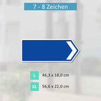 Griechisches Verkehrsschild OHNE KM