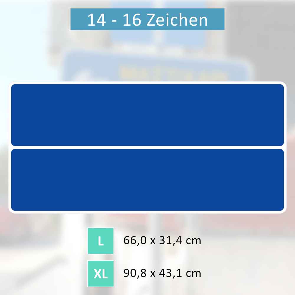 Griechisches Verkehrsschild | 2-fach mit Pfeil
