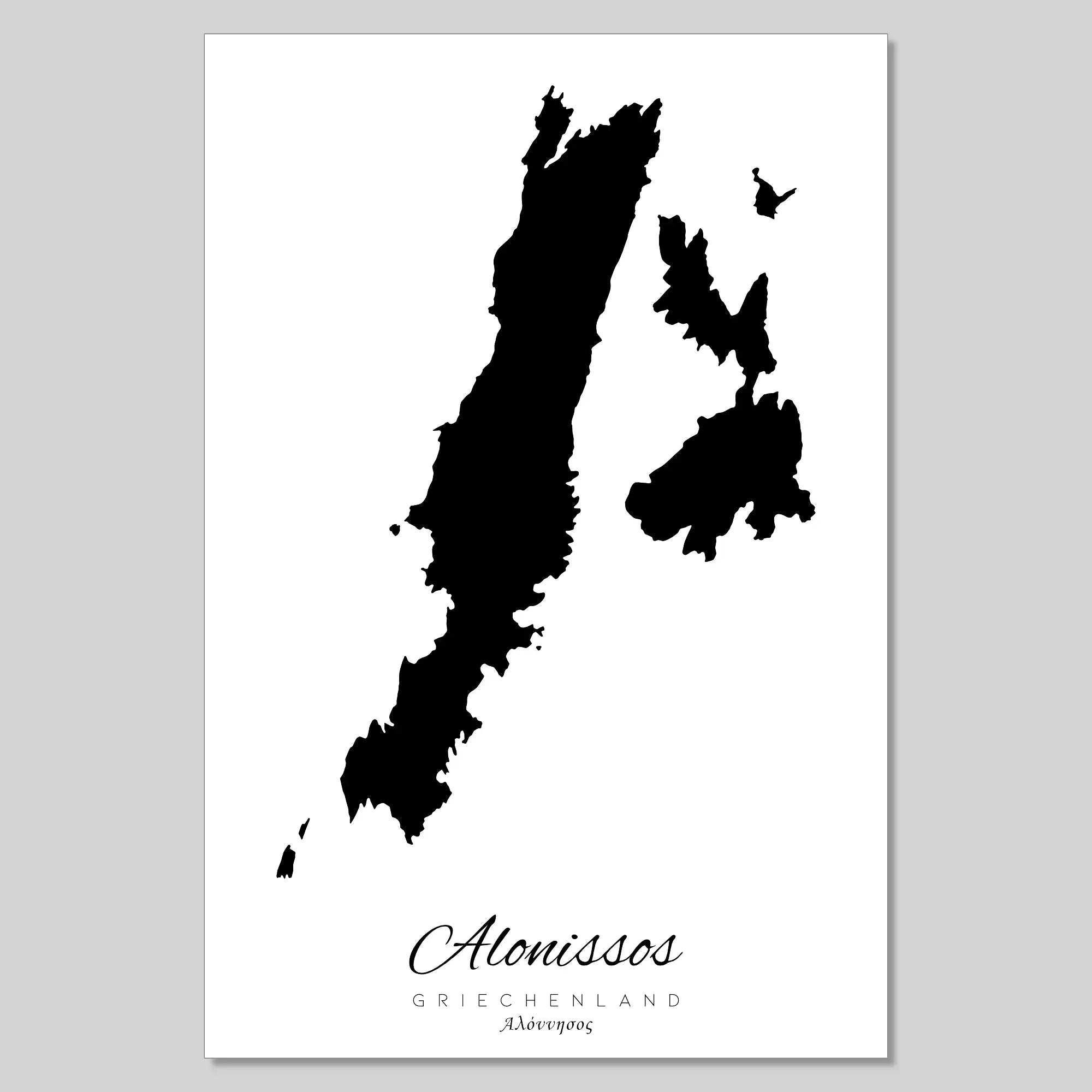 Alonissos Insel Silhouette