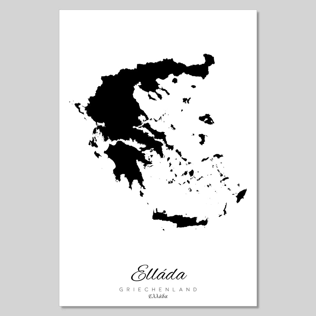 Greece silhouette contour outline