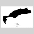 Kos Insel Silhouette