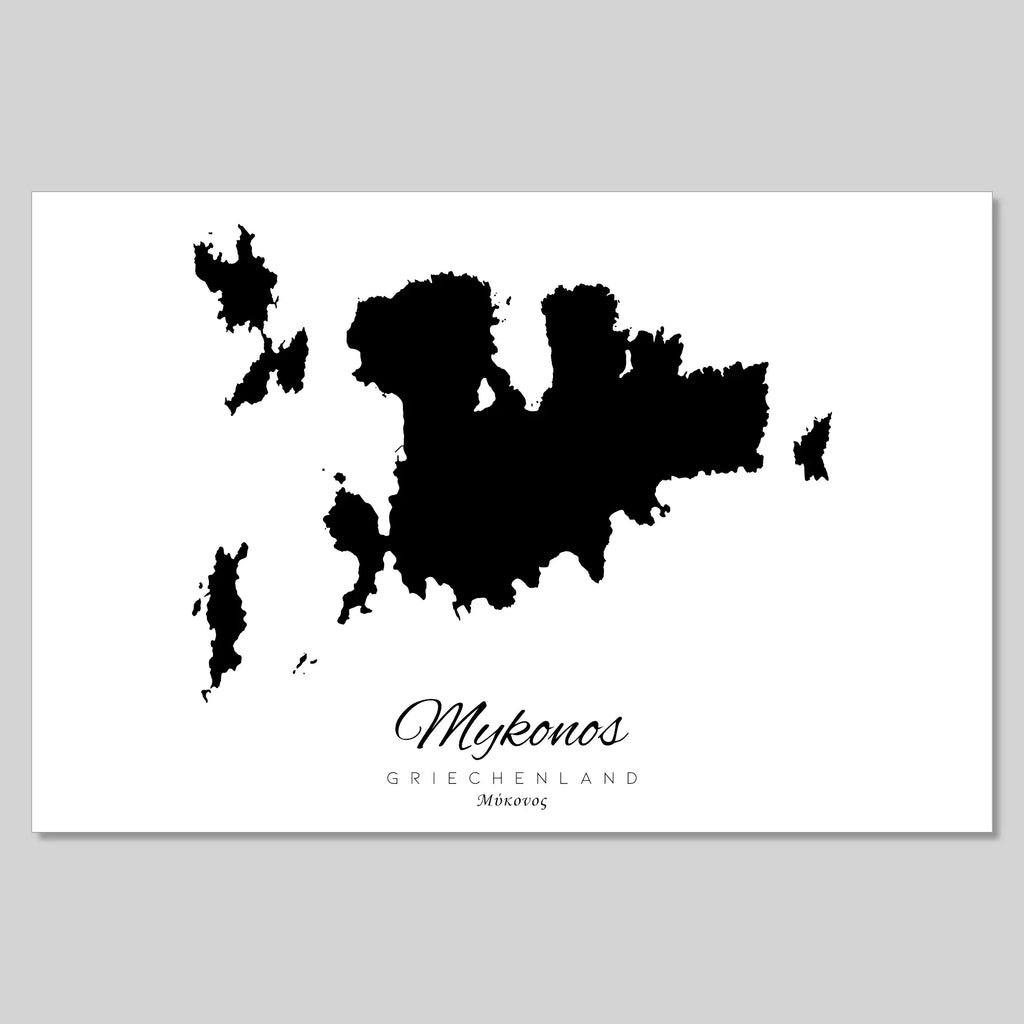 Silhouette de l'île de Crète Grèce