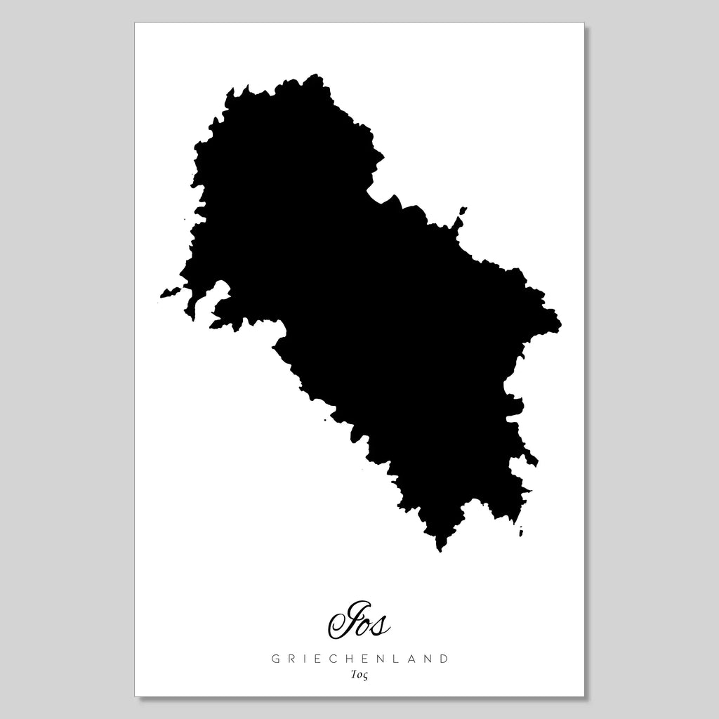 Ios Insel Silhouette [POSTER]