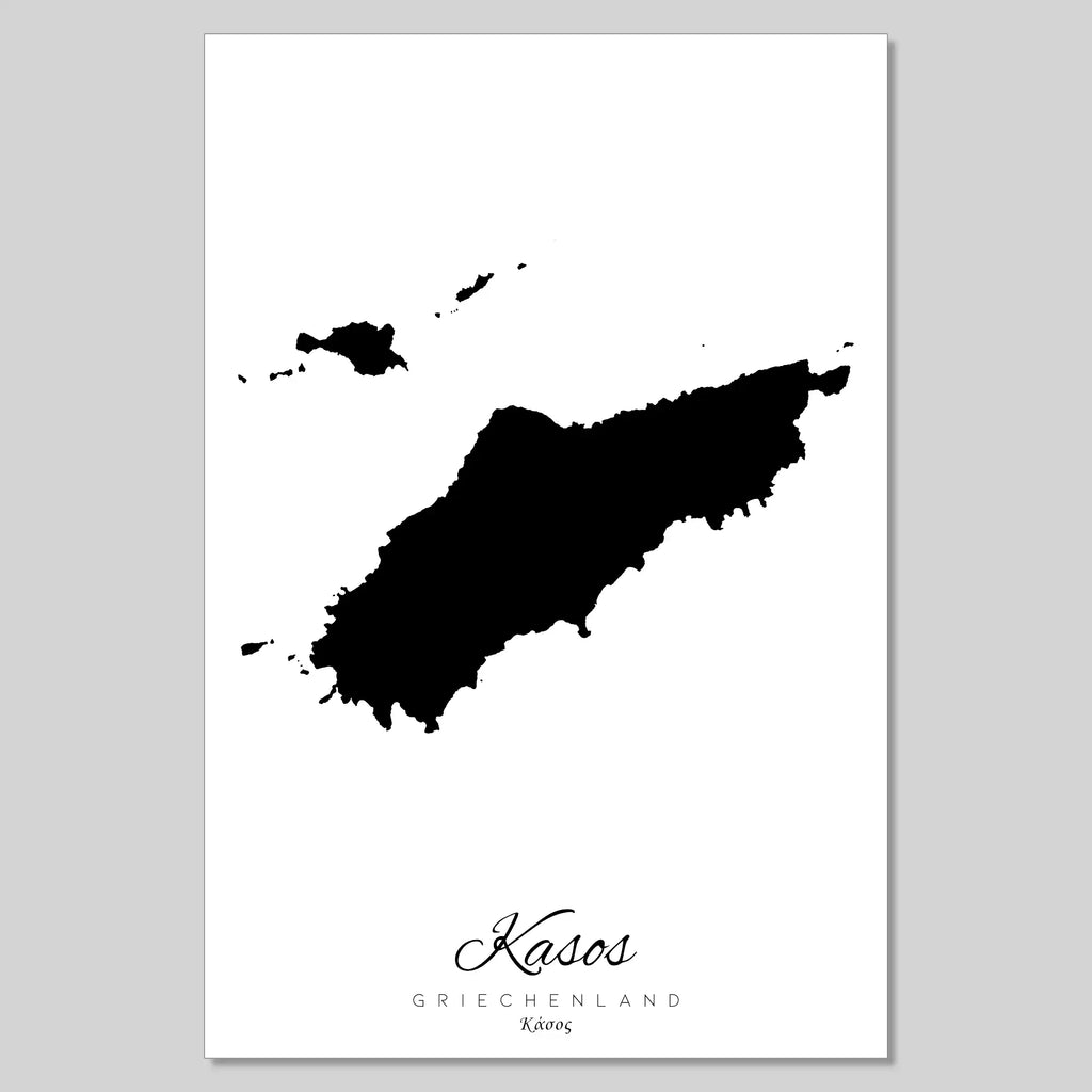 Silhouette de l'île de Crète Grèce