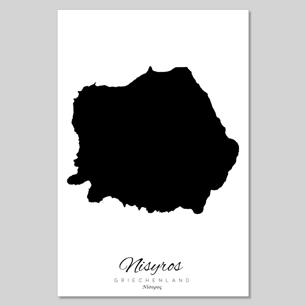 Silhouette de l'île de Crète Grèce