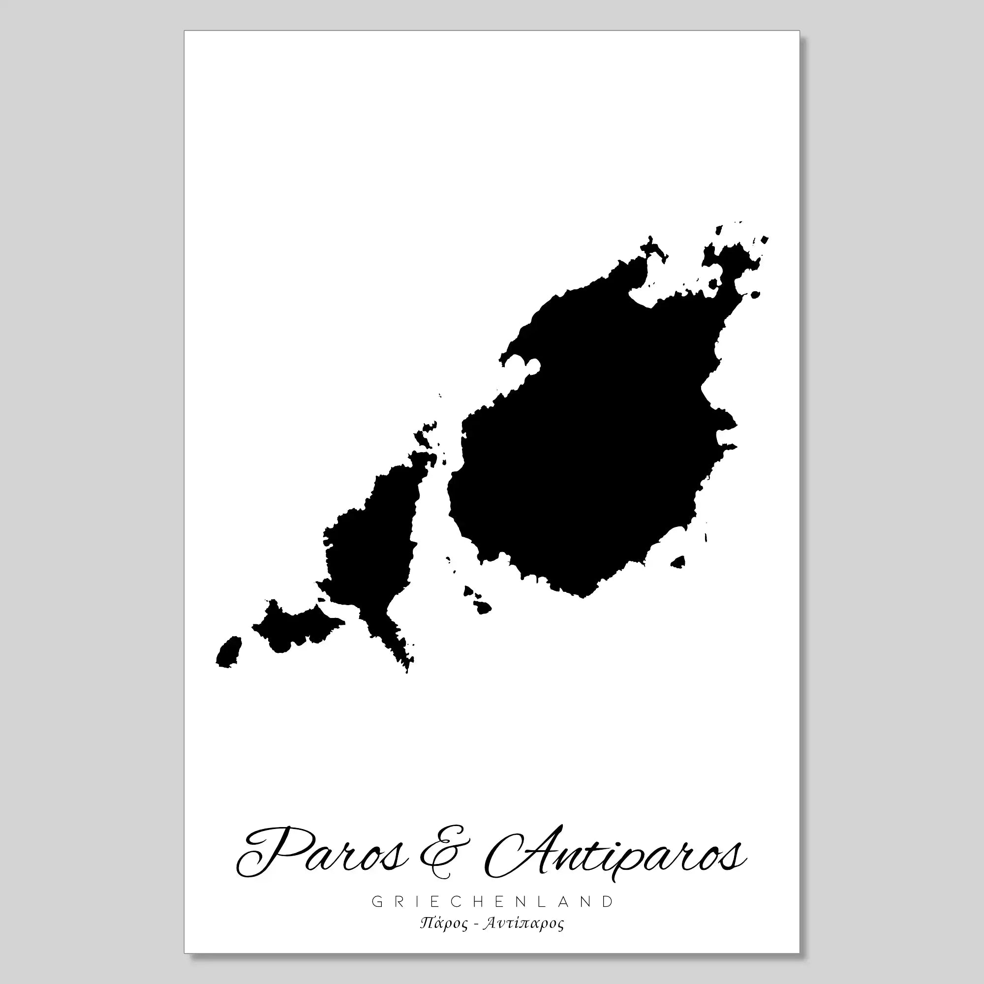 Silhouette de l'île de Crète Grèce