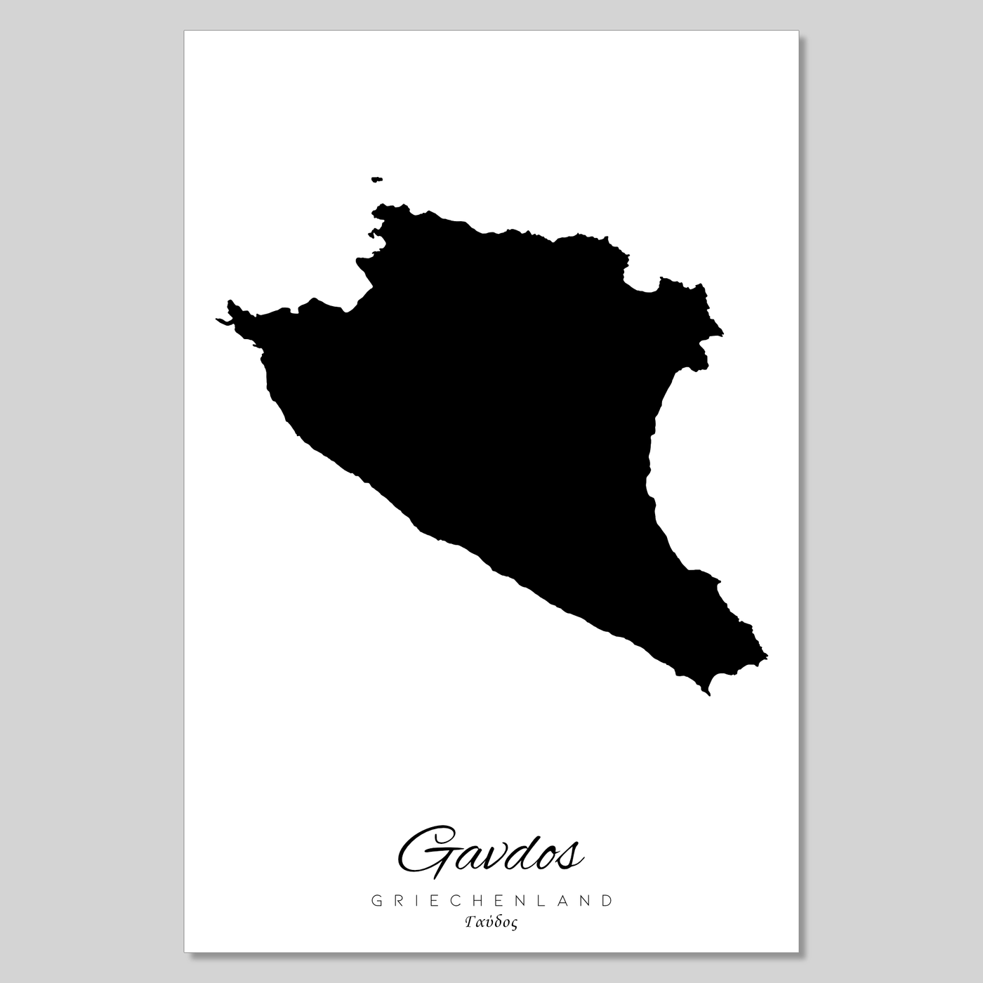 Gavdos Insel Silhouette Griechenland
