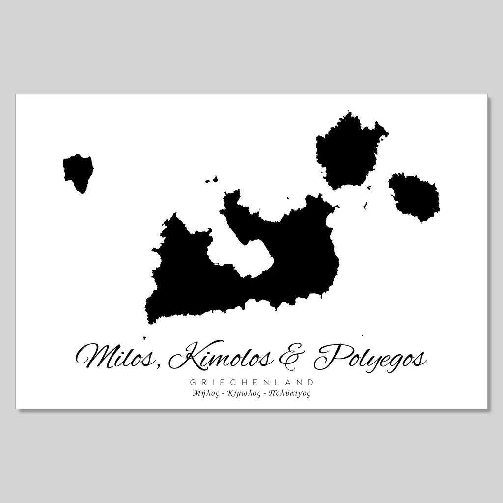 Silhouette de l'île de Crète Grèce