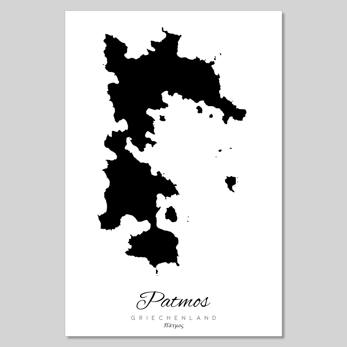 Patmos Insel Silhouette Griechenland