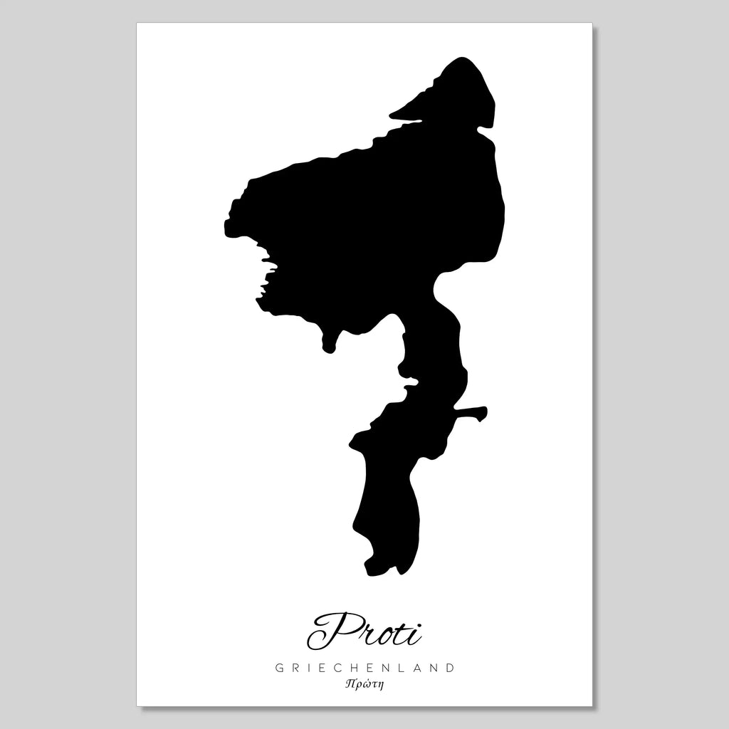 Silhouette de l'île de Crète Grèce