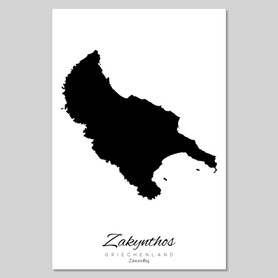 Zakynthos Insel Silhouette Griechenland