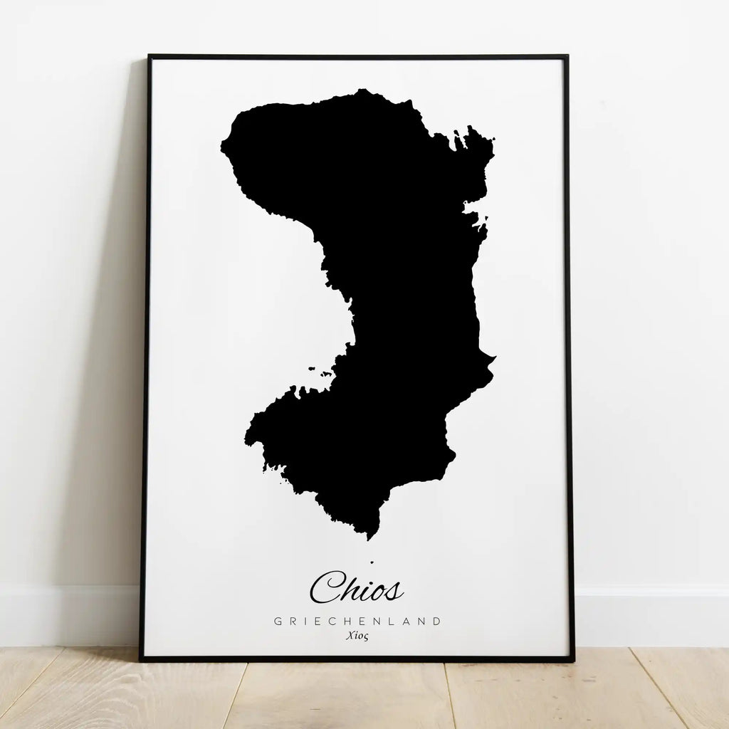 Chios Insel Silhouette