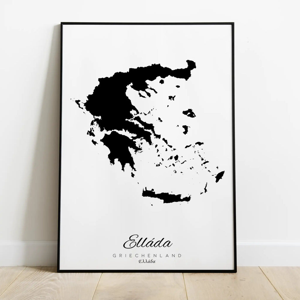 Greece silhouette contour outline