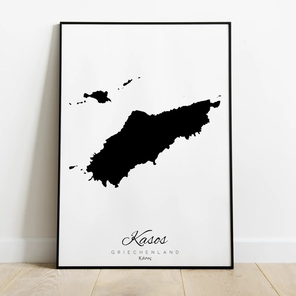 Silhouette de l'île de Crète Grèce