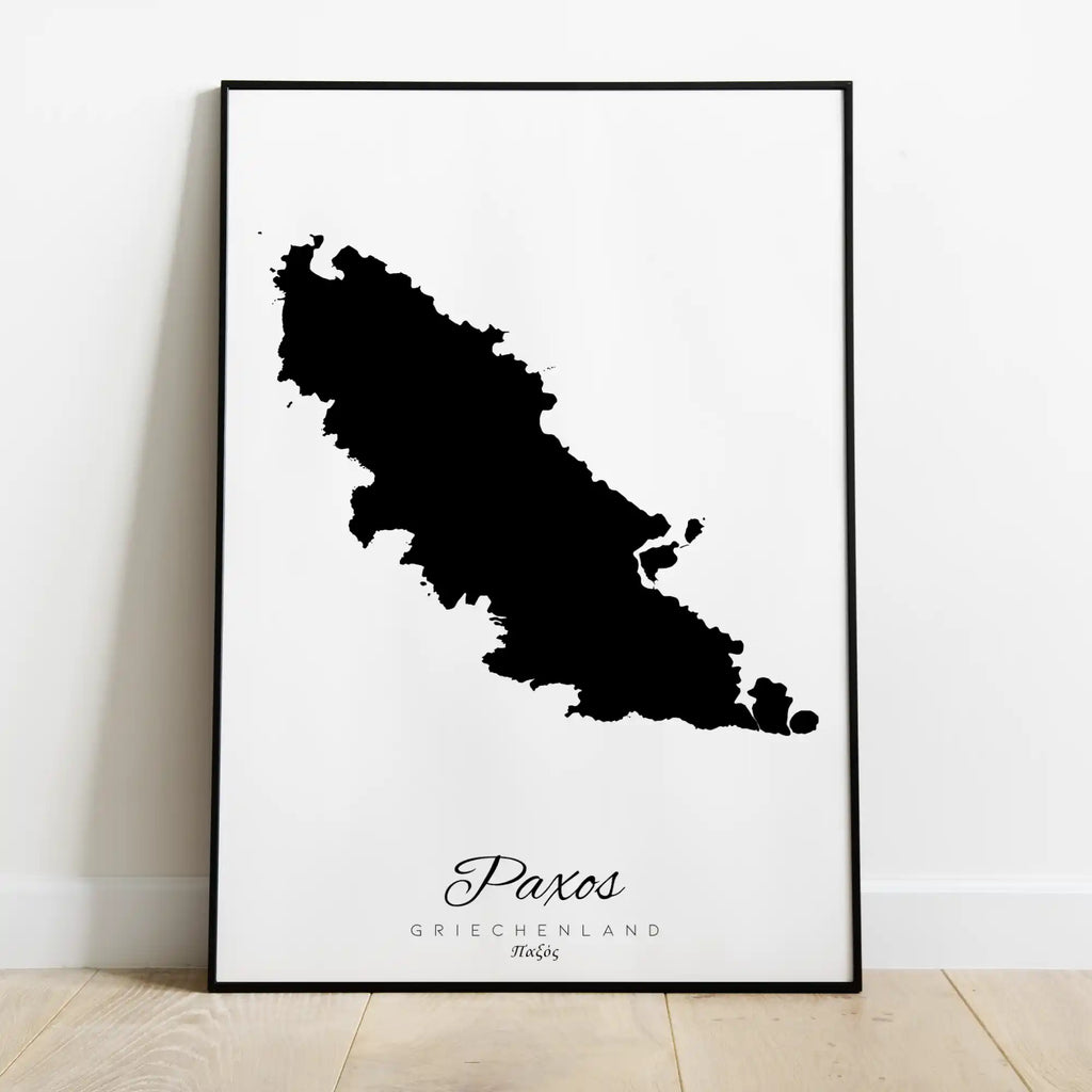 Silhouette de l'île de Crète Grèce