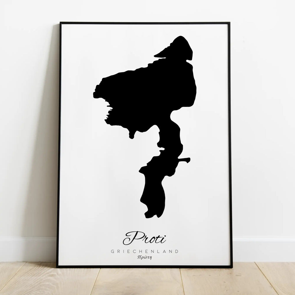 Silhouette de l'île de Crète Grèce