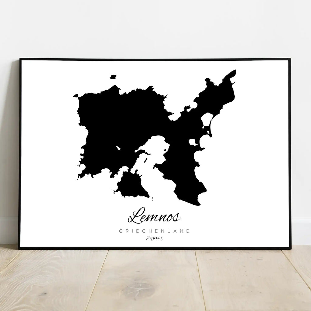 Silhouette de l'île de Crète Grèce