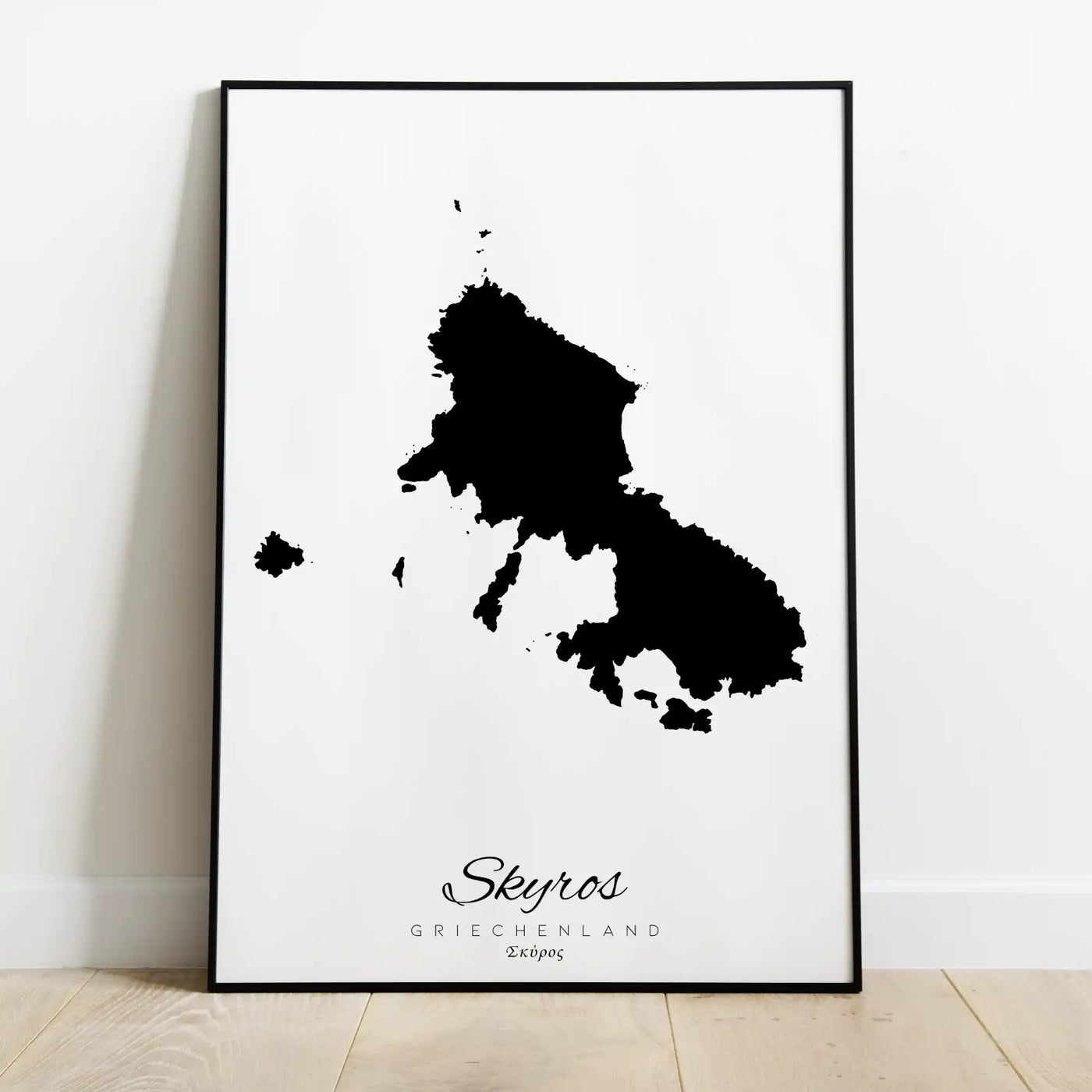 Skyros Insel Silhouette Griechenland
