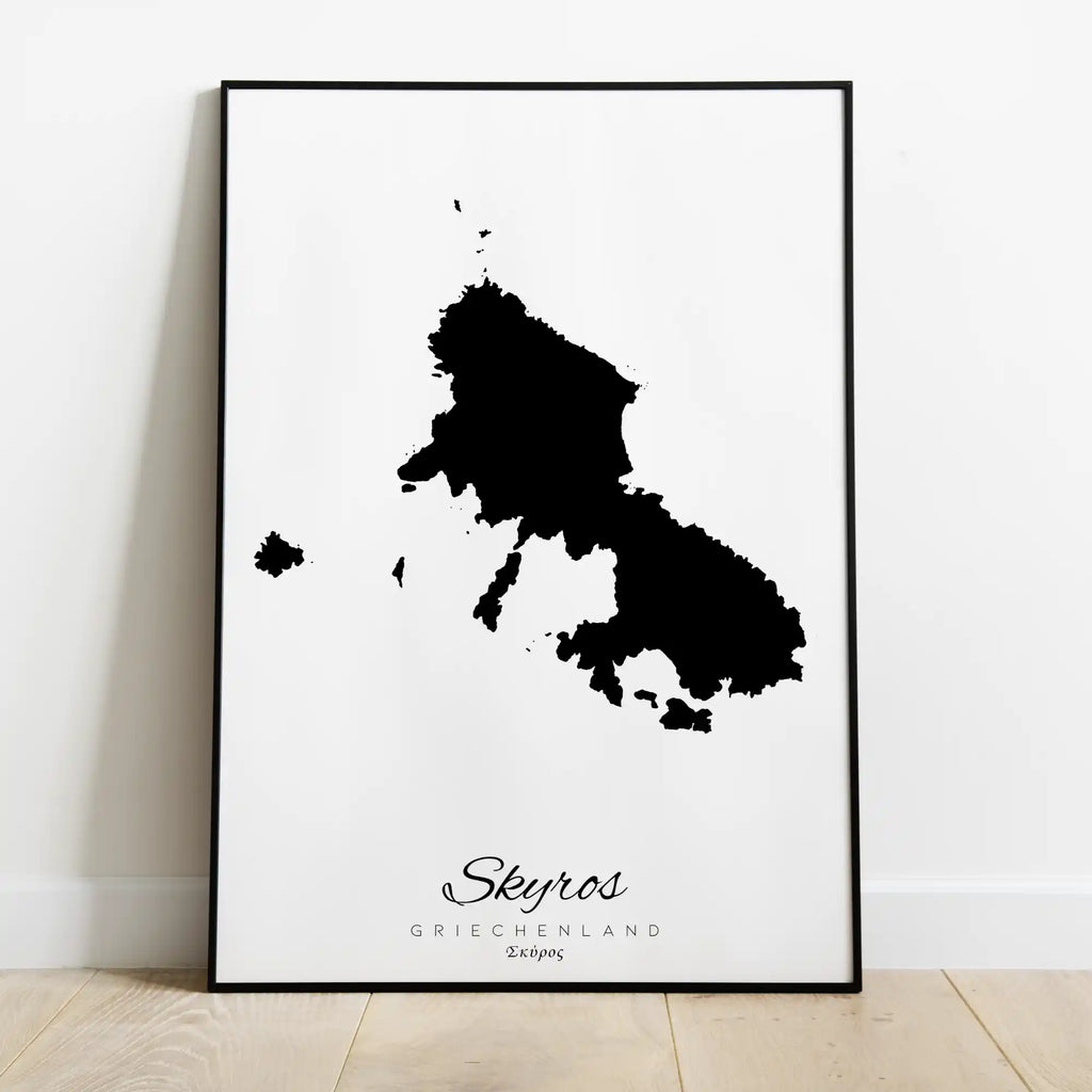 Silhouette de l'île de Crète Grèce