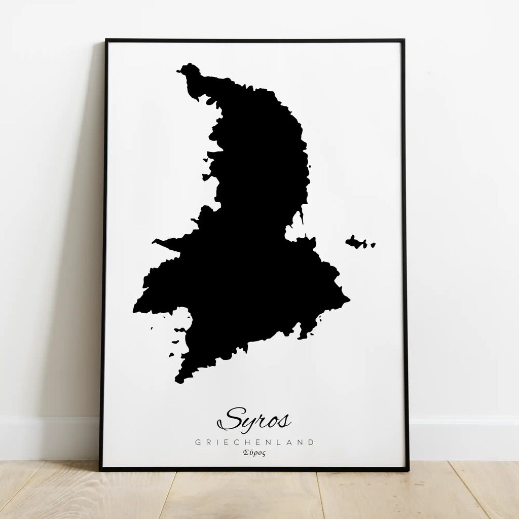 Syros Insel Silhouette