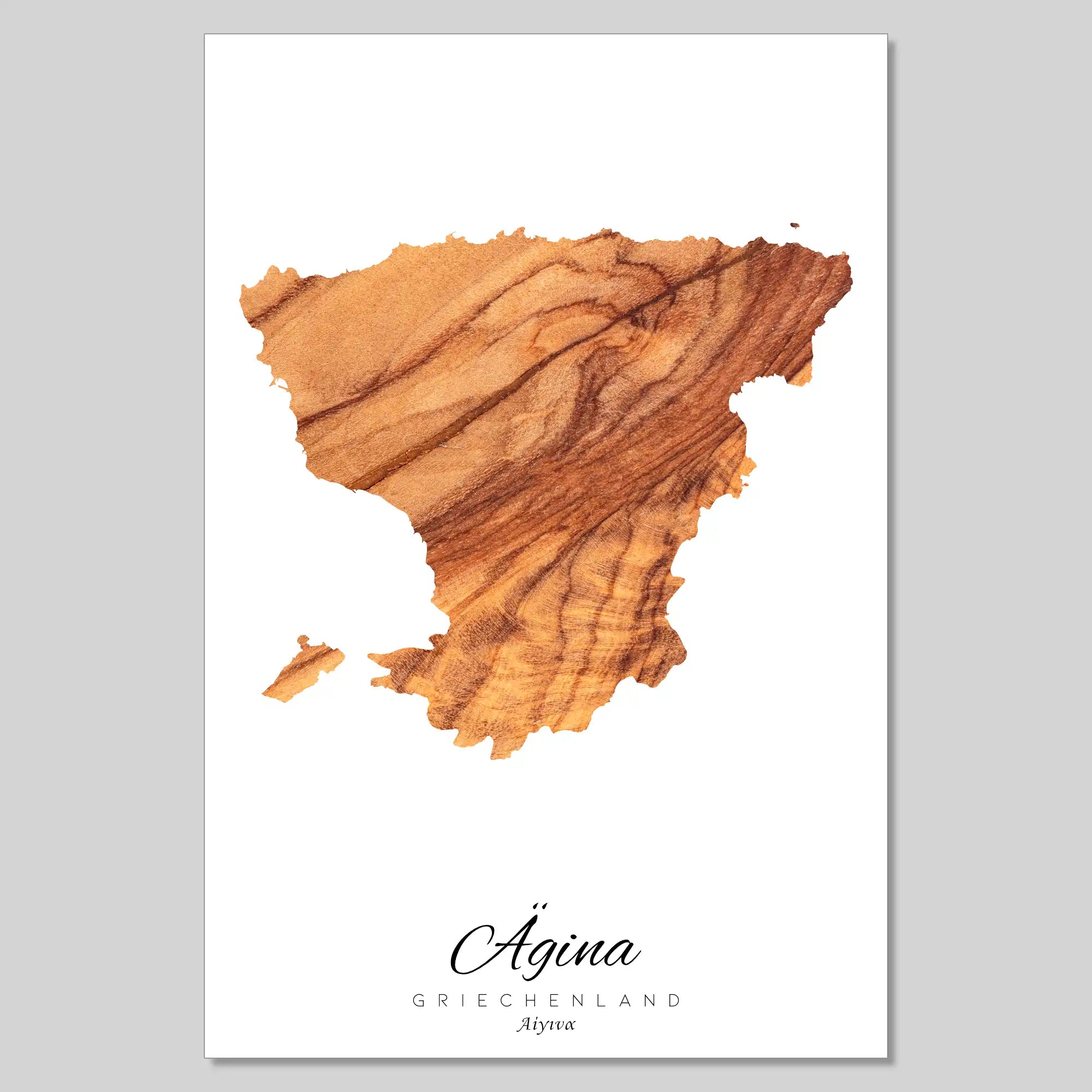 Ägina Insel Silhouette