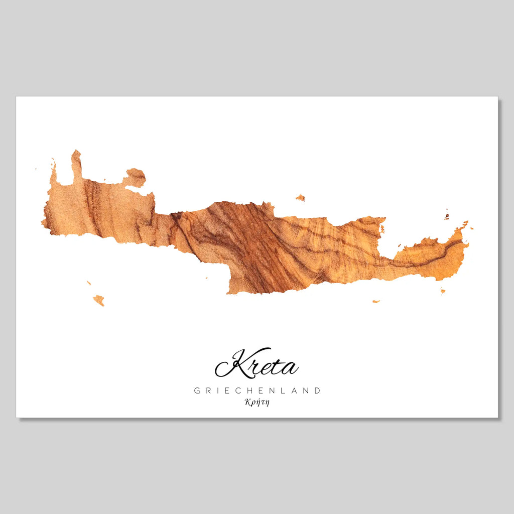 Crete island silhouette contour outline Greece