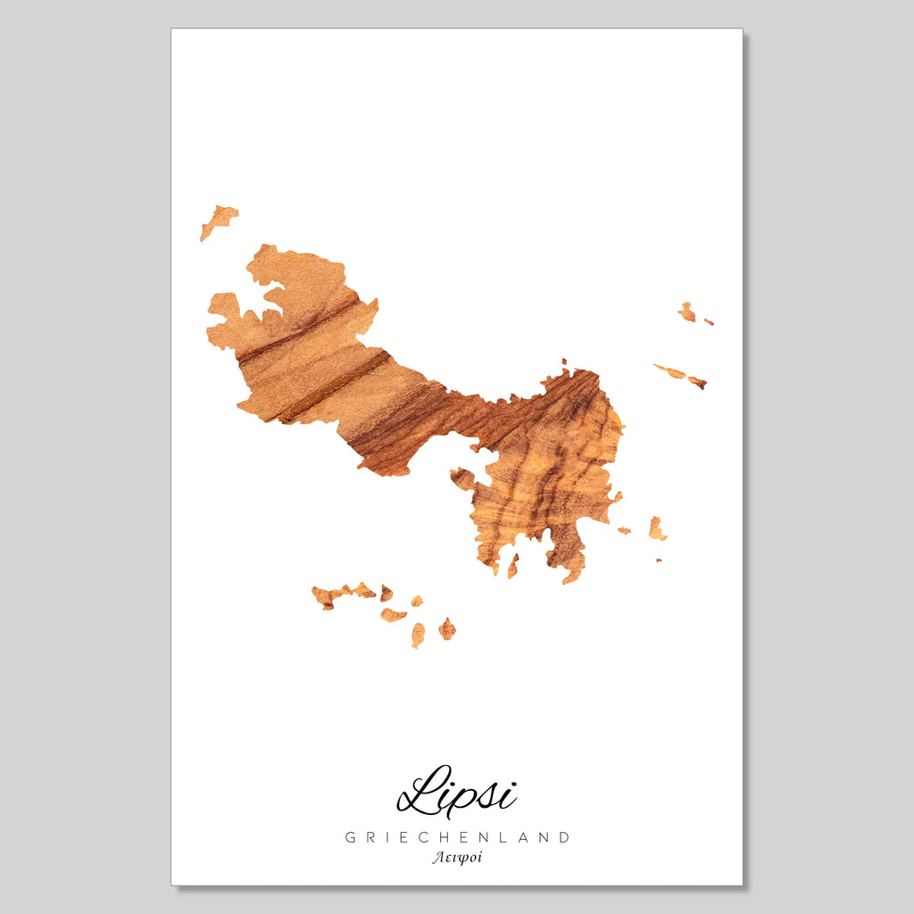 Lipsi Insel Silhouette