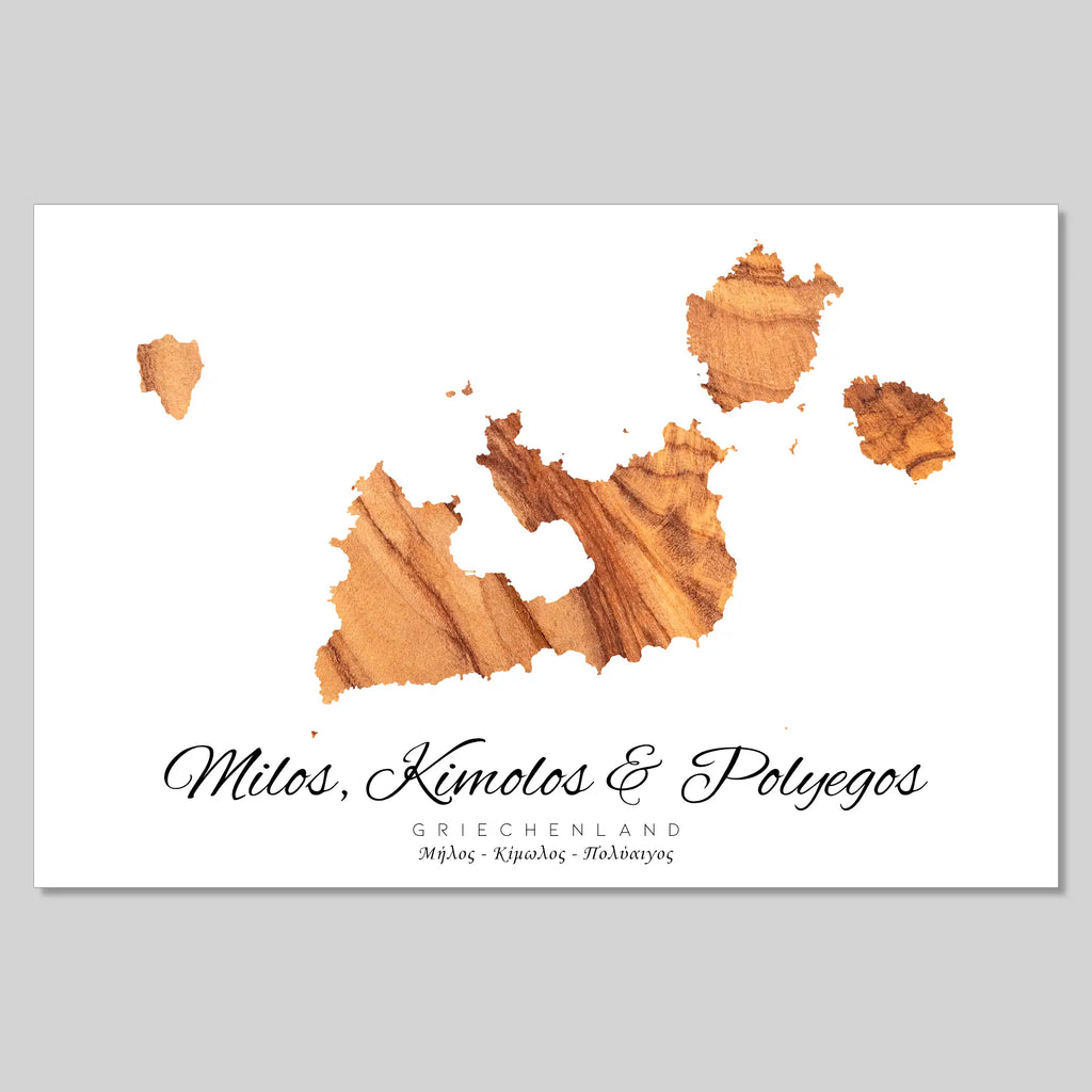 Silhouette de l'île de Crète Grèce