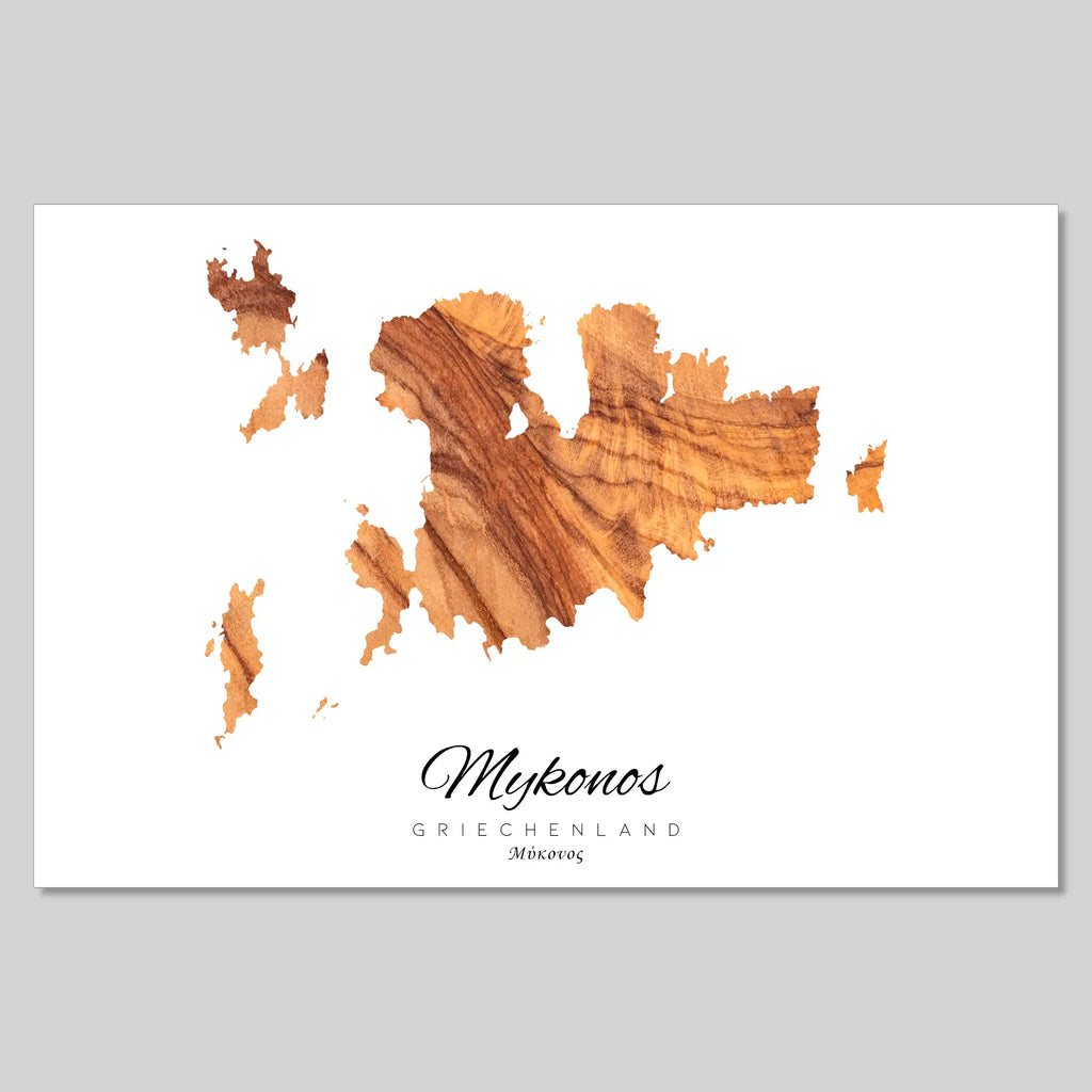 Silhouette de l'île de Crète Grèce