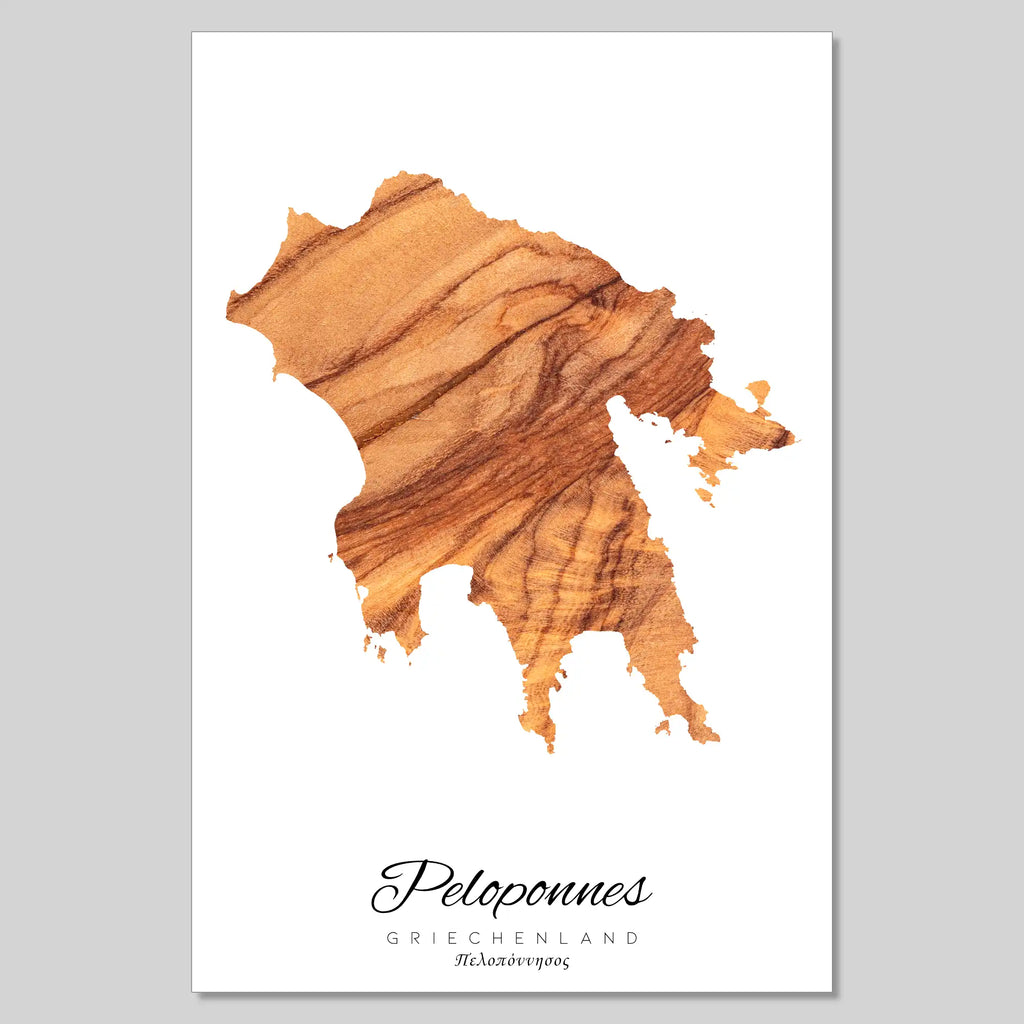 Peloponnese island silhouette contour outline Greece