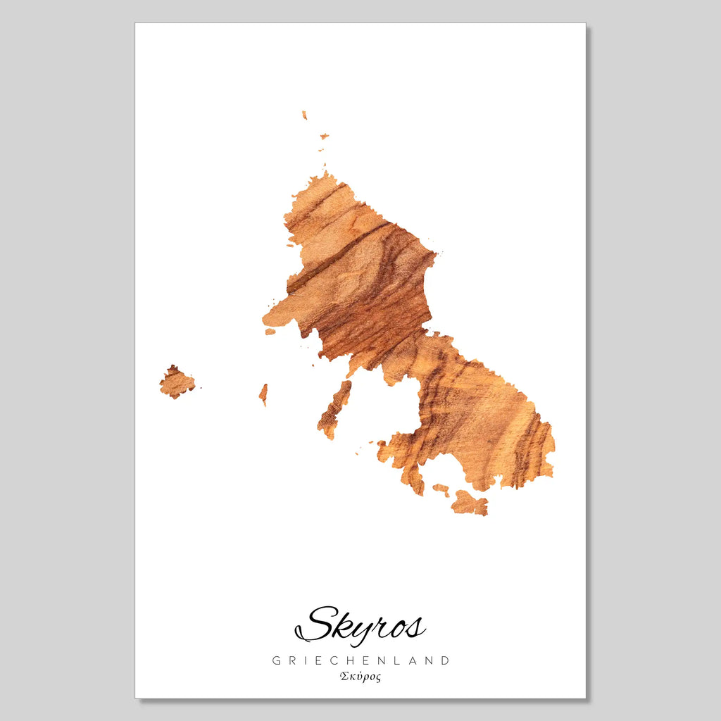 Silhouette de l'île de Crète Grèce